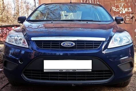 Фары с черной маской — Ford Focus II Sedan, 1,8 л, 2011 года | стайлинг ...