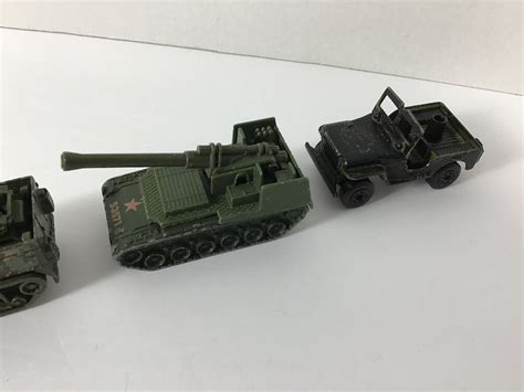 Hot Wheels Military Vehicles Lot Of 3 Matchbox Lesney Military Jeep Etsy