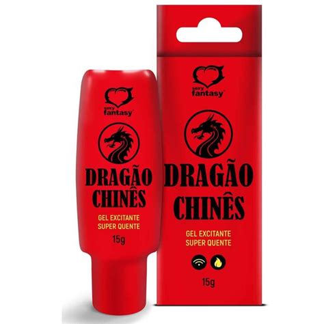 Gel Excitante EXCITANTE QUENTE DRAGÃO CHINÊS 15g Sex shop PROMOÇÃO Shopee Brasil