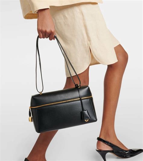 Loro Piana Extra L27 leather shoulder bag Loro Piana
