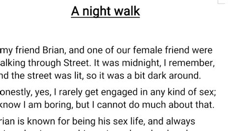 A Night Walk Pornhub Gay