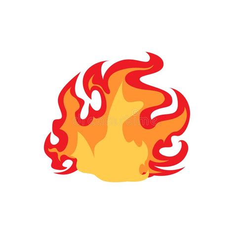 Fire Icon Vector Set Flame Illustration Sign Collection Burn Symbol Hot Logo Stock Vector