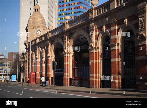 Railway station, Leicester Stock Photo - Alamy