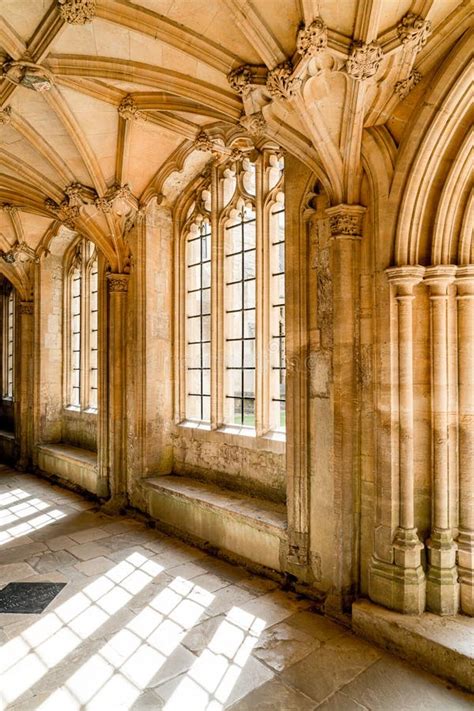 Beautiful Architecture Christ Church Cathedral Oxford, UK Stock Photo ...