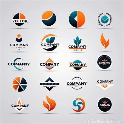 vector logo design ideas samples stable diffusion