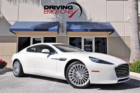 White Aston Martin Rapide
