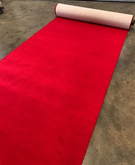 Wedding Marketplace Aisle Carpet Red Carpet 7 Meters Long X 15m