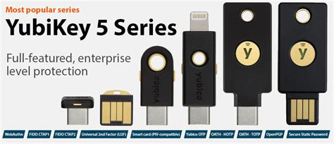 Yubico YubiKey 5 NFC - Two factor authentication security key - USB-A ...