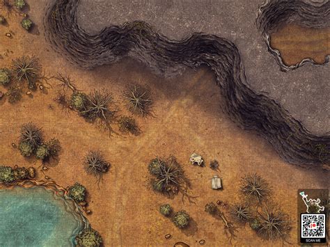 Steep Hills 40x30 Grid Version Rbattlemaps
