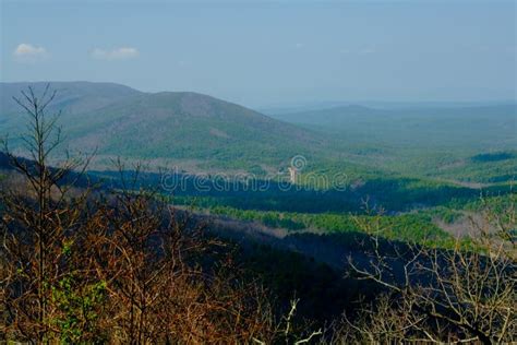 Ouachita Mountains in Arkansas Seen from the Talimena Drive Stock Photo ...