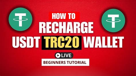 How To Recharge The Usdt Trc Wallet Usdt Wallet Kaise Recharge