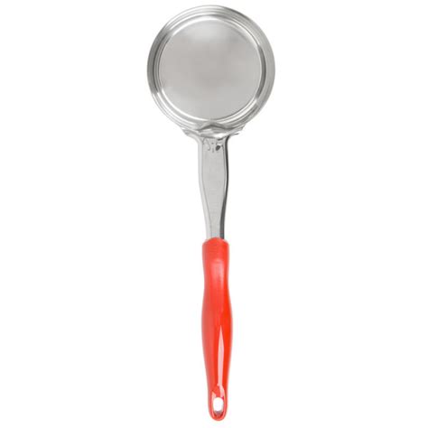 Vollrath 6433865 Jacob S Pride 8 Oz Orange Solid Round Spoodle