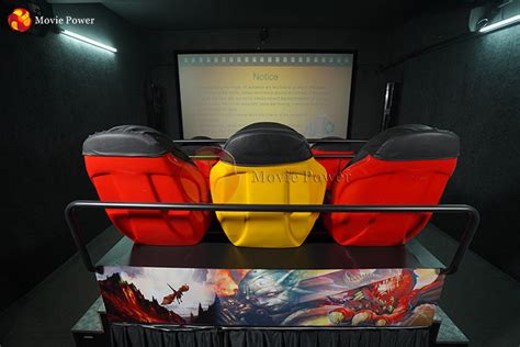 Commercial 7d Movie Theater Free Motion Platform System Dynamic