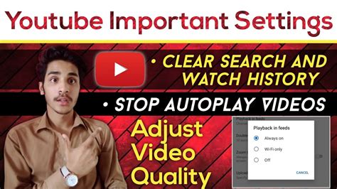 How To Clear Search And Watch History On Youtube Youtube Important