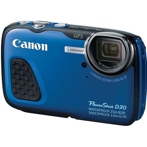 Canon PowerShot D30 Waterproof Digital Camera (Blue) 9337B001