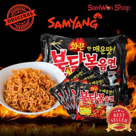Jual Samyang Hot Chicken Ramen Mie Pedas Korea Makanan Ringan Pcs Shopee Indonesia