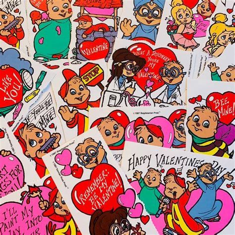 Alvin And The Chipmunks Valentines Day Card Packs Etsy Alvin And