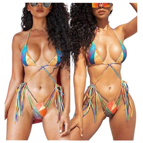 Promoción spanish Compras online de spanish promocionales las chicas transparente bikini