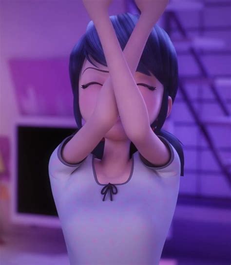 The Animated Character Is Covering Her Eyes With Her Hands