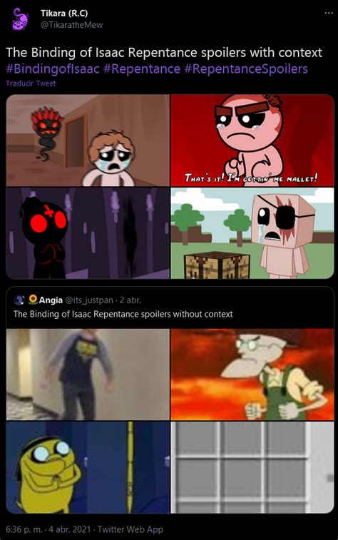 The Binding Of Isaac Repentance Spoilers With Context By Tikarathemew