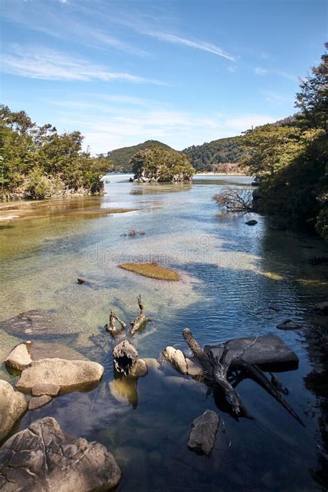 Abel Tasman National Park A Journey Through New Zealand Stock Image