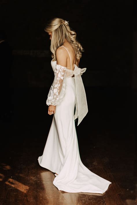 Oui The Label Dress & Tara Lauren Sleeves - Sell My Wedding Dress