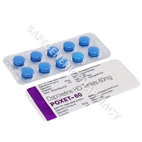 Buy Poxet 60mg Tablets (Dapoxetine-Priligy) At Lowest Price | SGP