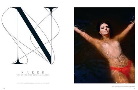 Naked Who Is The Real Kendall Jenner By Alasdair Mclellan Love