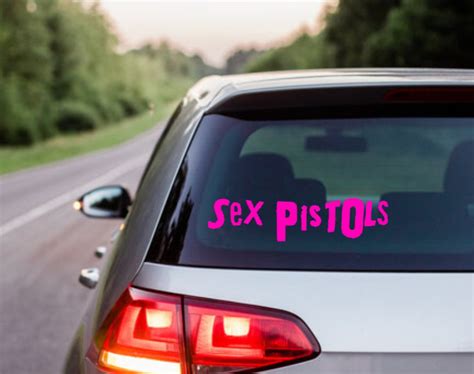 Sex Pistols Logo Vinyl Decal Sticker Transparent Car Bumper Sticker Etsy