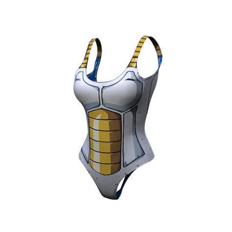 Swimsuit Collection Featuring Goku And Vegeta Bikini Styles