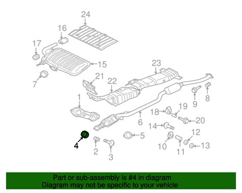1575A082 - Front Pipe Seal 2001-2024 Mitsubishi | Mitsubishi Direct Parts