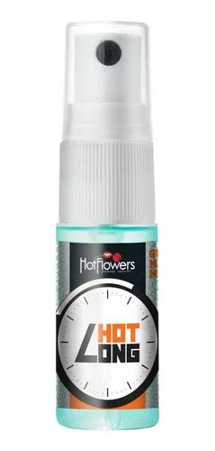 Lubrificante Intimo Hot Long Spray Ml Hot Flowers Sabor Gel Excitante E Retardante Masculino