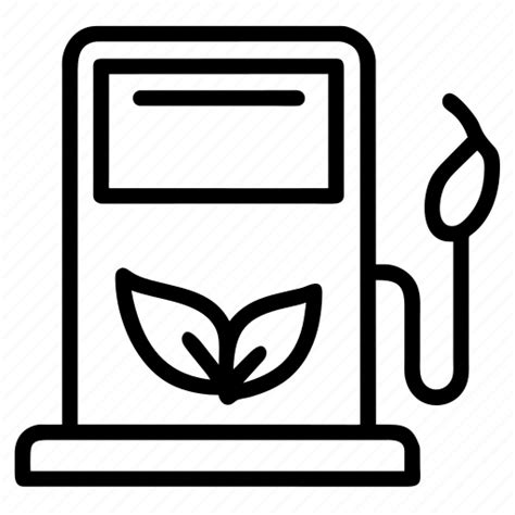 Ecofuel Eco Fuel Ecology Gas Green Icon Download On Iconfinder
