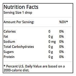 nutritional facts bodyfirst nutrition