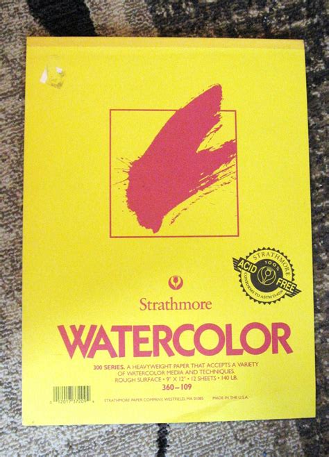 Strathmore Watercolor Pad Series X Heavyweight Paper