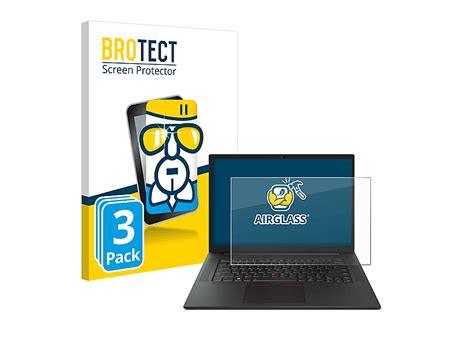 BROTECT 3x klare Panzer Schutzfolie(für Lenovo ThinkPad P1 Gen 6 16 ...