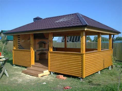 Беседка 4 на 6 своими руками: идеи для дачи и строительство с фото