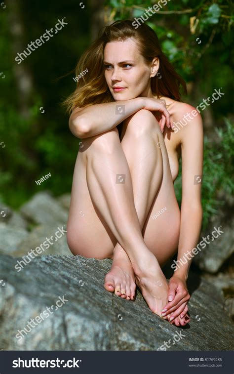 Nude Woman On Stone Stock Photo Edit Now 81769285