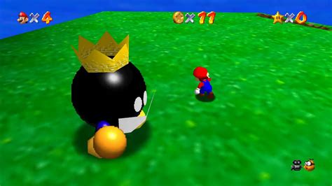 Super Mario 64 On Pc Bob Omb Battlefield Collecting 5 Stars First Take Youtube