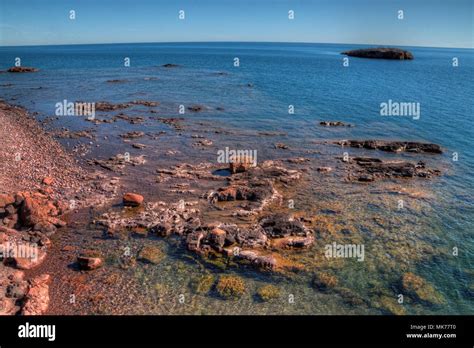 Agate Beach Is On The Shore Of Lake Superior In Silver Bay Minnesota