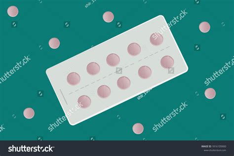 Drugs Vector Illustration Blisters Tablets Stock Vector Royalty Free