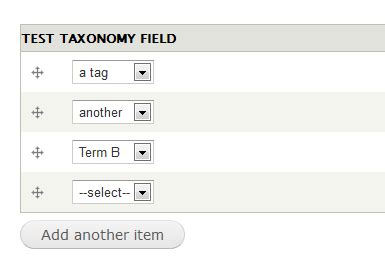 Taxonomy Orderable Select Widget Drupal Org