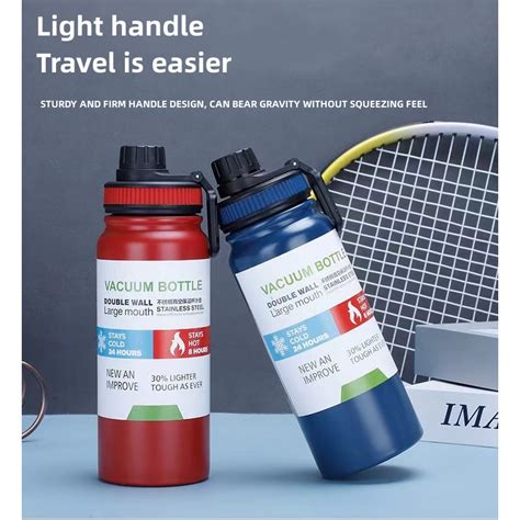 Ml Ml Stainless Steel Thermos Flask Tumbler Double Wall Hot Cold Vacuum Flask Sport