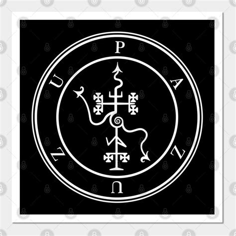 Seal Of Pazuzu By Sfpater Sketch Tattoo Design Print Magic Symbols