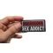 Warning Sex Addict Patch Embroidered Patches By Ivamis Patches