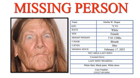 Miami Police Searching For Missing 78 Year Old Woman Flipboard