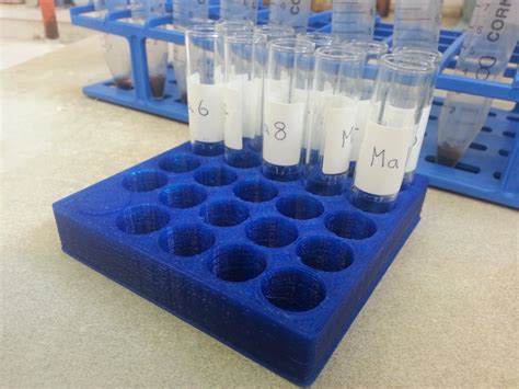 printed vial trays  centrifuge tube stands tom bishop lab notes