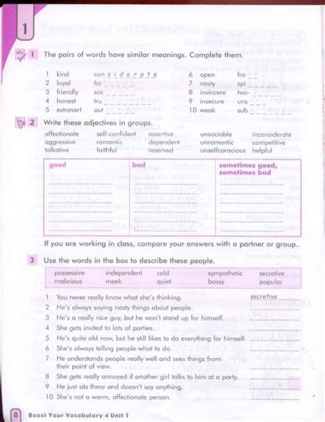 Boost Your Vocabulary 4