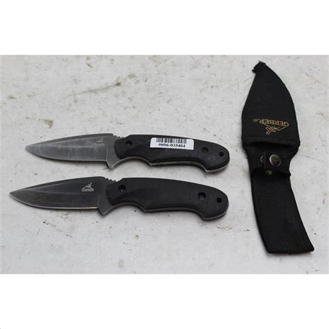 Gerber Fixed Blade Knives 2 Pieces Property Room