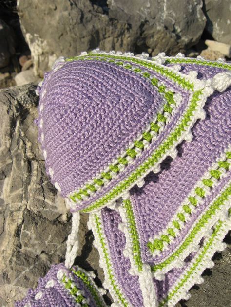 Crochet Bikini Set In Lavender Etsy